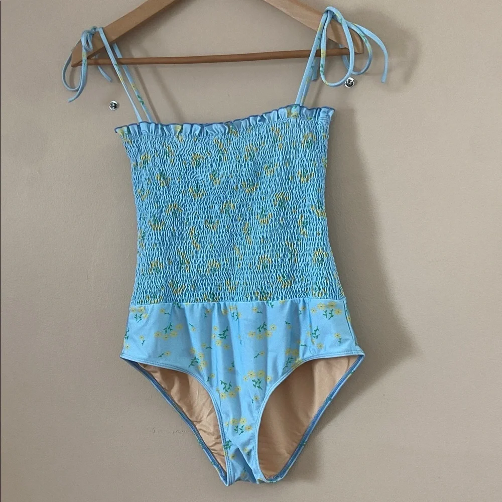 Faithfull The Brand Anja One Piece swimsuit in the La Fica Floral Print Small